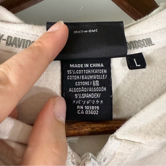 Harley Davidson Women’s White Casual Rhinestone Jacket - Picture 7 of 7